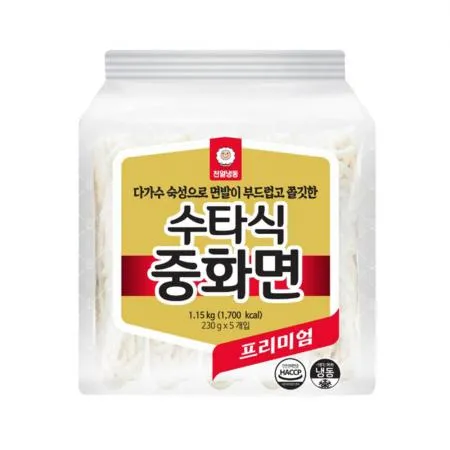 천일식품 수타중화면(230g*5입 1.15Kg/EA)