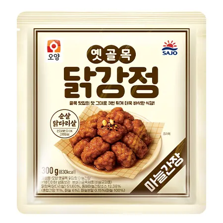 오양 옛골목 닭강정(마늘간장 300g/EA) 이미지
