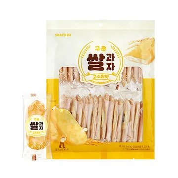 스낵24 구운쌀과자고소한맛(16개입 100g/EA)