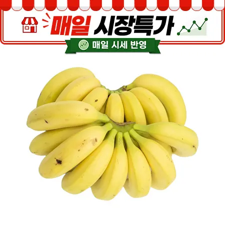 ★매일시장특가★ 바나나 (2송이 26-30개 3Kg/EA)