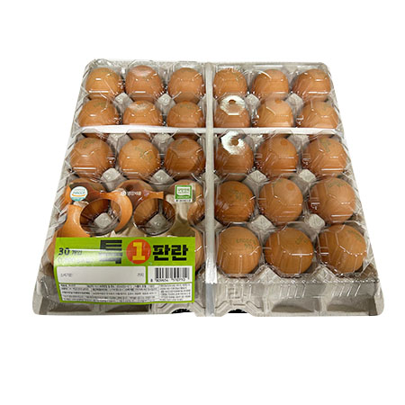 으뜸 계란(무항생제_특란_60g*30입 1.8Kg/EA)