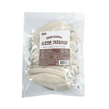 스킨온 가자미살(순살_가시제거율99.9%_80~100g/마리 1Kg/EA)