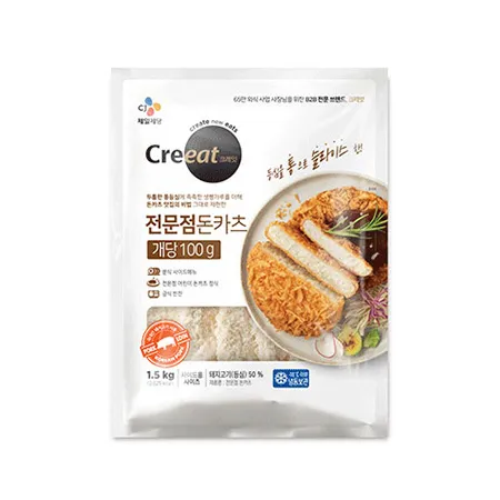 ★제당 초특가★크레잇 전문점돈카츠(100g*15입 1.5Kg/EA) 돈까스 이미지