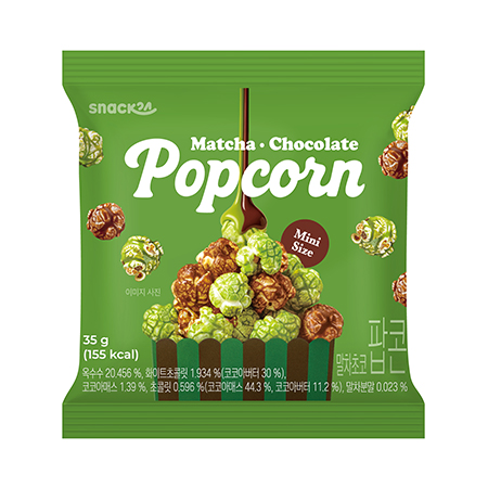 스낵24 말차초코팝콘(35g/EA)
