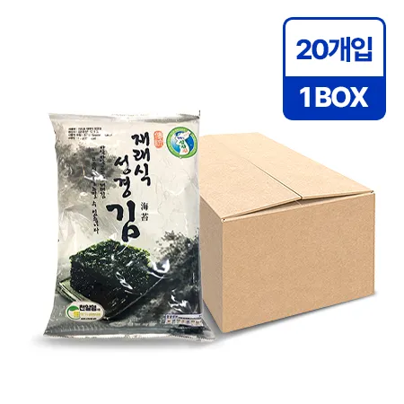 지도표 전장김(12~14매_60g*20봉입 1.2Kg/BOX)/국내산