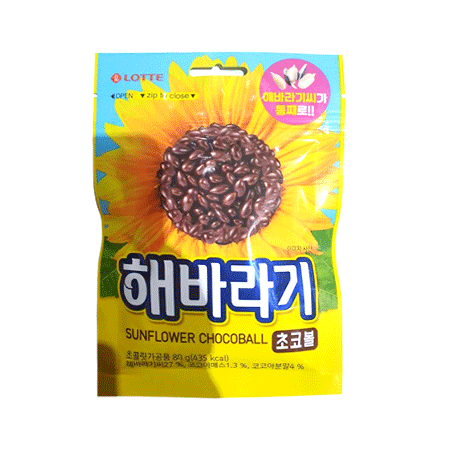 롯데제과 해바라기씨초콜릿(80g/EA)