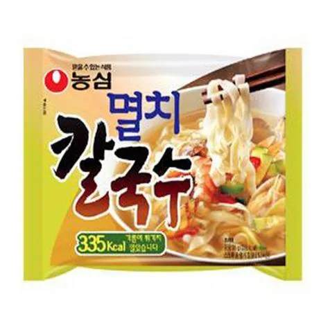 농심 멸치칼국수(봉지 98g*40EA/BOX) 이미지