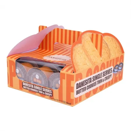 댄케이크 버터쿠키씬앤크리스피쿠키싱글서브(18개입 324g/EA)