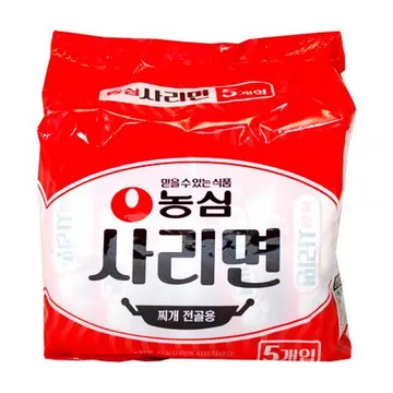 농심 사리면(110g*5입 CJ프레시웨이전용 550g/EA) 라면사리 사리면 [원산지: 상세설명참조]