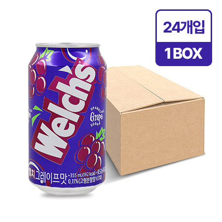 농심 웰치스(355ml*24입_BOX)