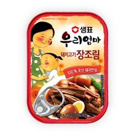 샘표 우리엄마돼지고기장조림(110g/EA)  업소용 반찬