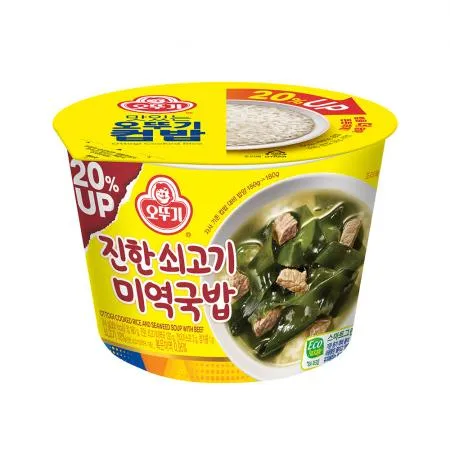 오뚜기 컵밥(진한쇠고기미역국밥_증량 314g/EA)