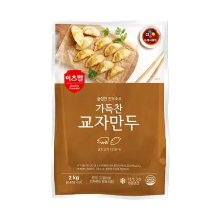 이츠웰 가득찬교자만두(13.5±1g*148±4입 2Kg/EA) [원산지: 상세설명참조]