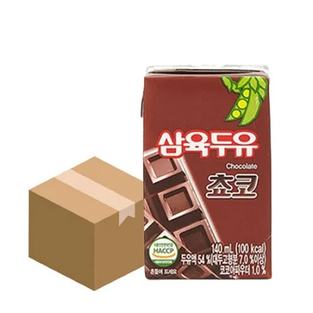 삼육 초코맛두유(140ml 140g/EA) X 24개입 [원산지: 상세설명참조]