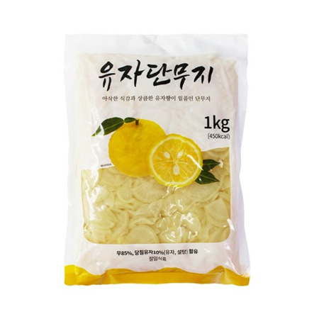 코우인터내셔널 유자단무지(슬라이스 1Kg/EA)
