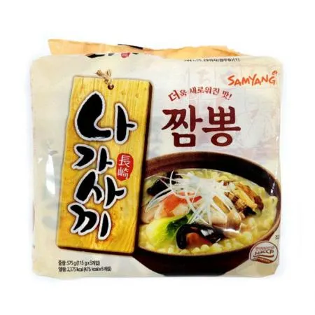 삼양식품 나가사끼짬뽕(멀티팩_115g*5입 575g/EA) X 8개입 이미지