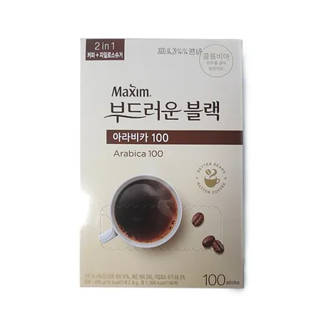 맥심 부드러운블랙(아라비카_2.8g*100T 280g/EA) [원산지: 상세설명참조]