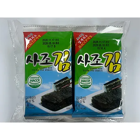 사조 도시락김(8절6매_2g*10봉 20g/EA)
