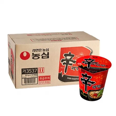 농심 신라면(컵 65g*30EA/BOX) 라면 [원산지: 상세설명참조]