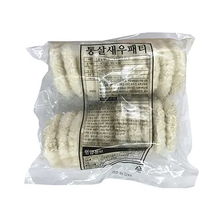 통살새우패티(70g*20입 1.4Kg/EA) [원산지: 상세설명참조]