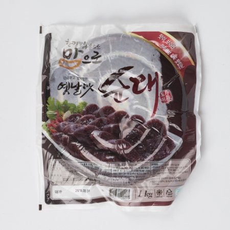 도야지식품 순대(옛날맛_통 1Kg/EA)