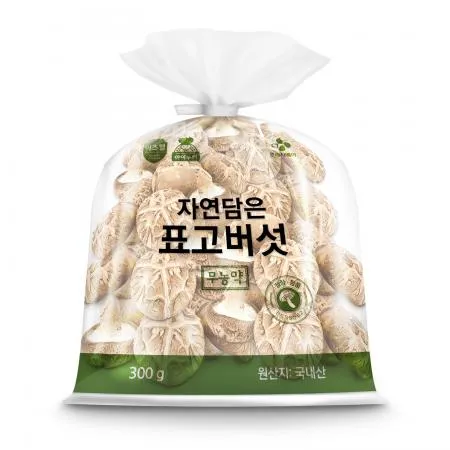 이츠웰아이누리 표고버섯(상품 친환경 300g/EA)/국내산 [원산지: 상세설명참조]