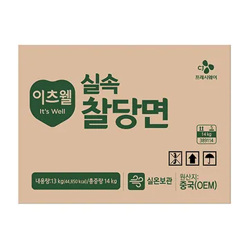 ★초특가★ 이츠웰 실속찰당면(14Kg/EA)
