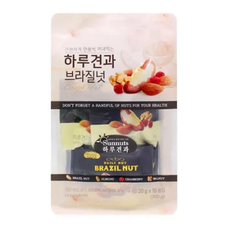 하루견과 브라질넛(20g*10입 200g/EA) [원산지: 상세설명참조]