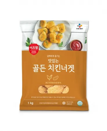 이츠웰 치킨너겟(골든 55±3개입 1Kg/EA)