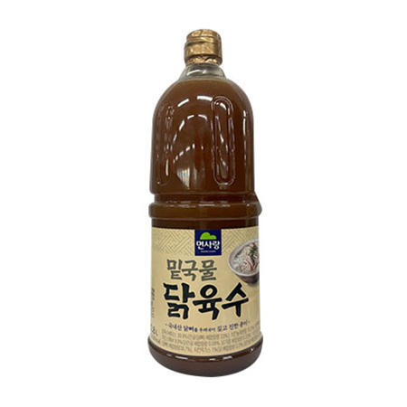 면사랑 밑국물닭육수(PET 1.8Kg/EA)