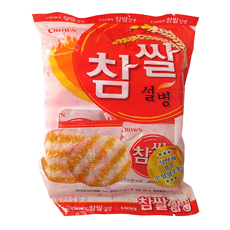 크라운제과 찹쌀설병(125g/EA)