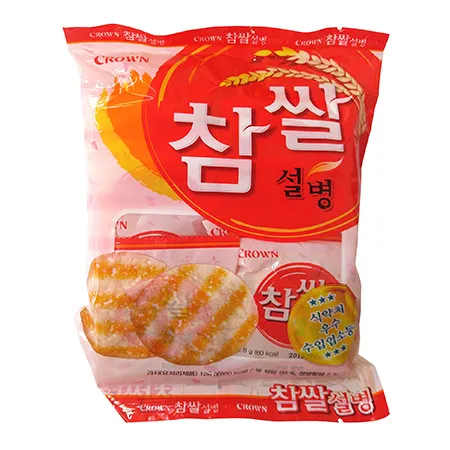 크라운제과 찹쌀설병(125g/EA)