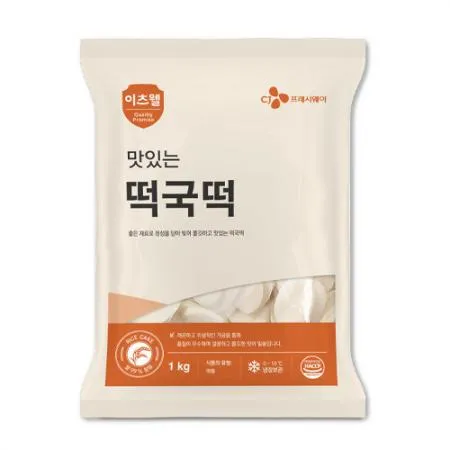 이츠웰 쌀떡국떡(하얀햇살 1Kg/EA) [원산지: 상세설명참조]