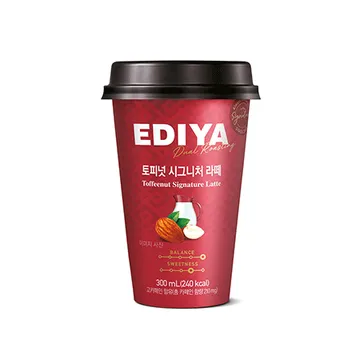 이디야 토피넛시그니처라떼(컵_300ml 300g/EA)