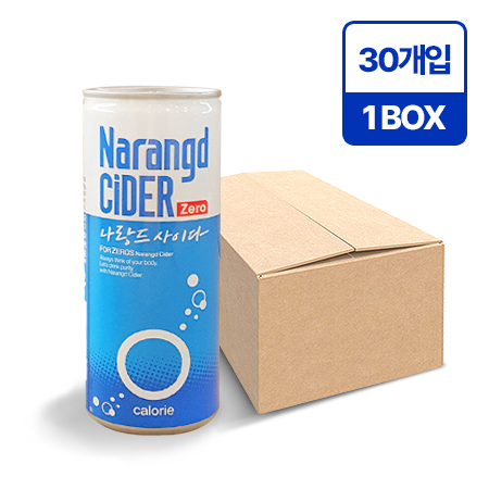 나랑드 사이다(캔_245ml_30입 7.35Kg/BOX)