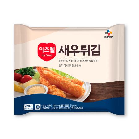 이츠웰 빵가루새우튀김(20g*20미 400g/EA)