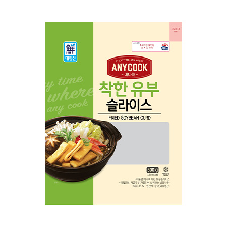 애니쿡 착한유부슬라이스(500g/EA)