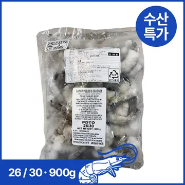 ♥수산특가♥생칵테일새우 페루산(PDTO_26/30 900g/