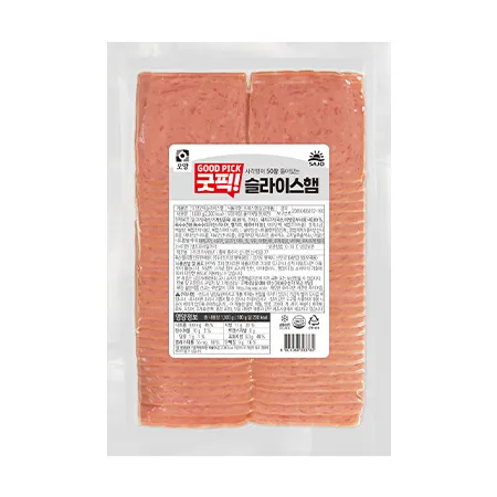 굿픽 불고기구이햄(슬라이스_20g*50장 1Kg/EA)