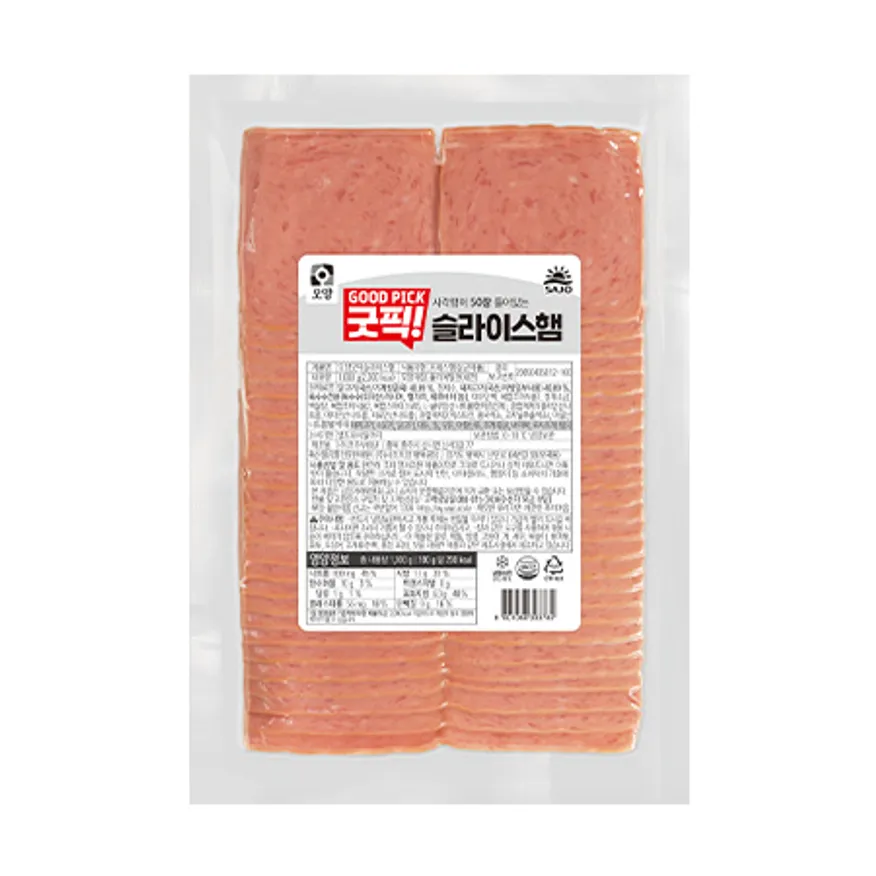 굿픽 불고기구이햄(슬라이스_20g*50장 1Kg/EA) 이미지