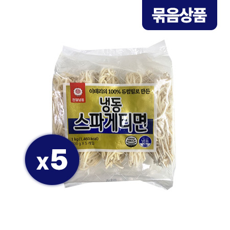 천일식품 냉동스파게티면(200g*5입 1Kg/EA)
