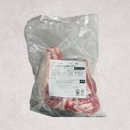 ♥정육특가♥돈삼겹( 1.2cm두께_슬라이스 구이용 1Kg/EA)