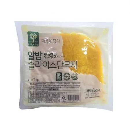 웰빙 알밥슬라이스단무지(다진것 1Kg/EA)