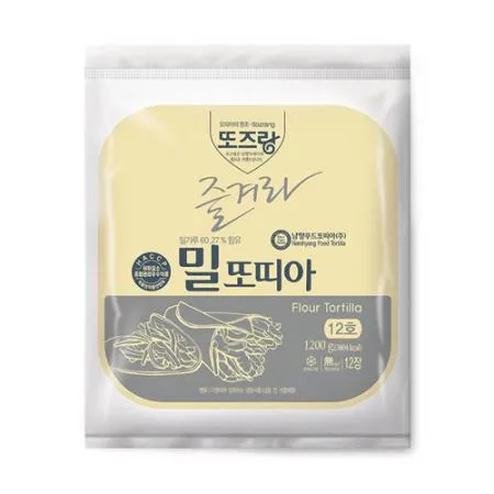 또즈랑 밀또띠아(12인치_12입 1.2Kg/EA) [원산지: 상세설명참조]