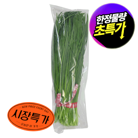 ★매일시장특가★ 부추 (국내산 상 500g/EA) 1단 내외 초특가 채소 야채