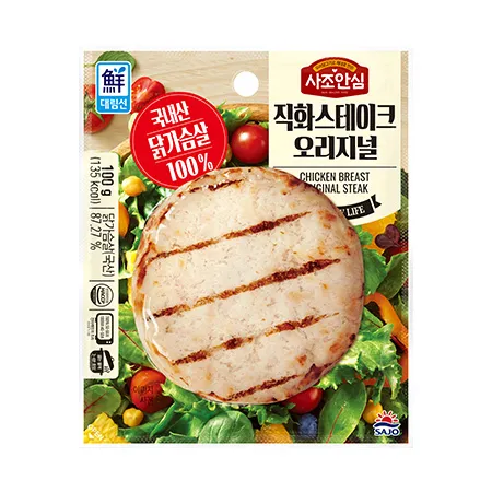 사조안심 닭가슴살직화스테이크(오리지널 100g/EA)