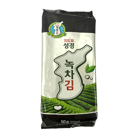 성경 식탁김(녹차_조각 50g/EA)