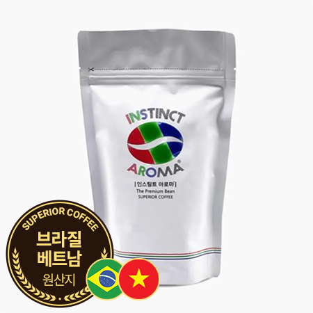 인스팅트아로마 원두(브라질/베트남_하우스블렌드 500g/EA  /로부스타,아라비카 50:50)