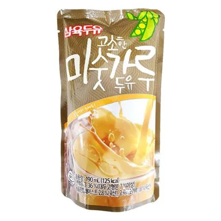 삼육 고소한미숫가루두유(190ml/15EA/BOX) 이미지