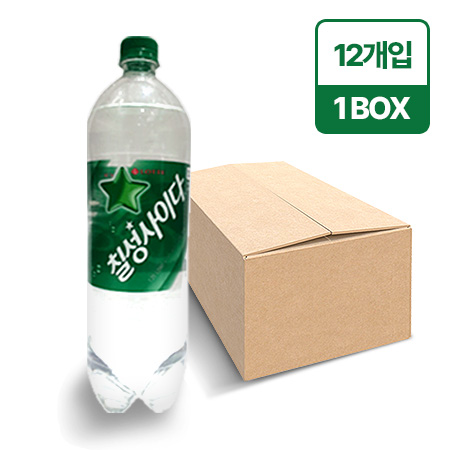 칠성 사이다(PET_1.25L 업소용 1.25Kg★BOX 출고★